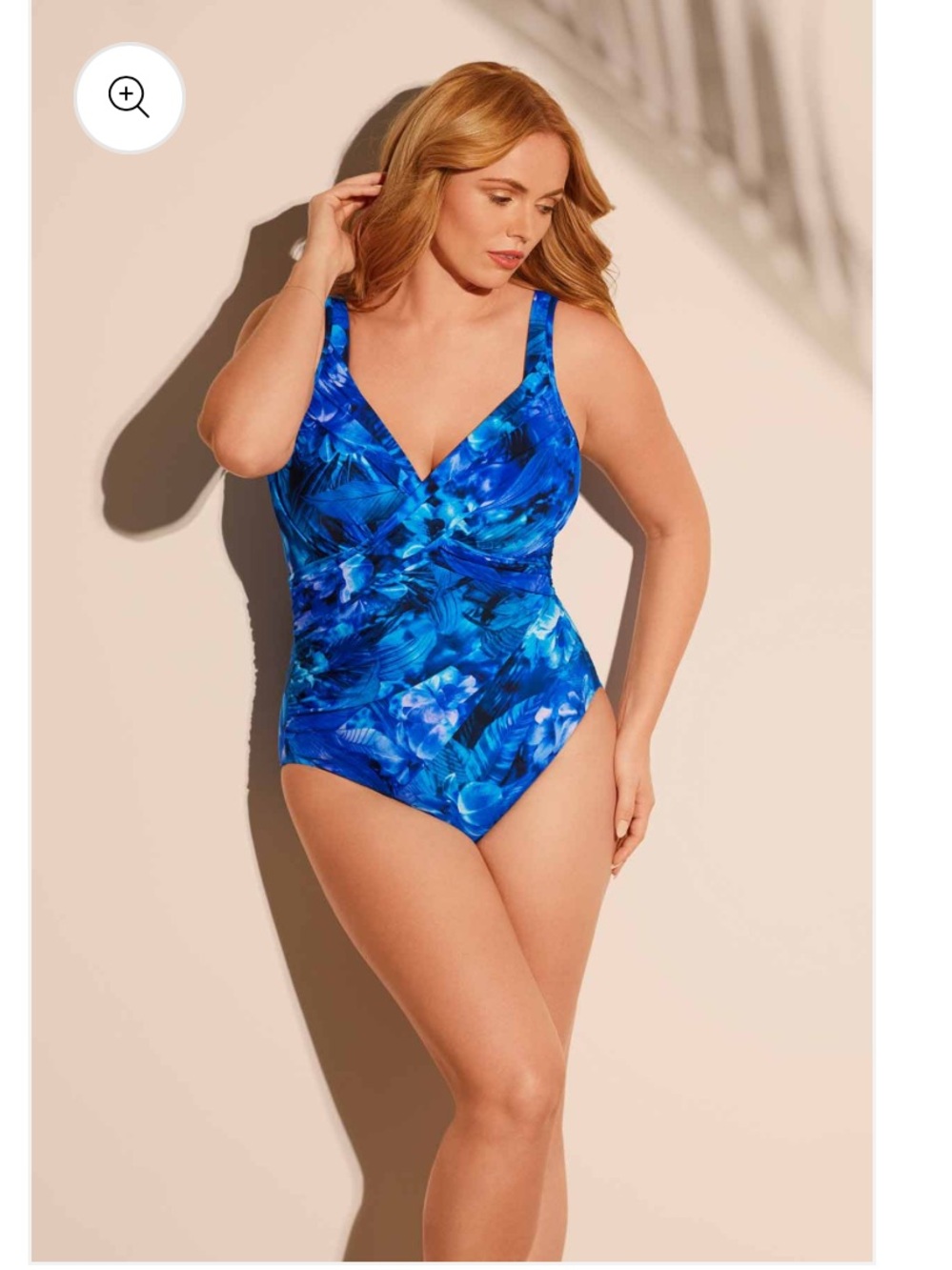 NWT Miraclesuit Plus Size Revele Underwire One Piece Swimsuit - Sous Marine
